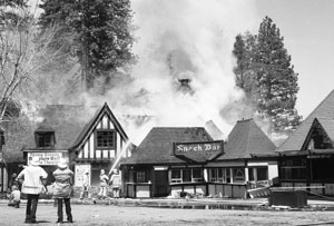 Lake Arrowhead Village Fire